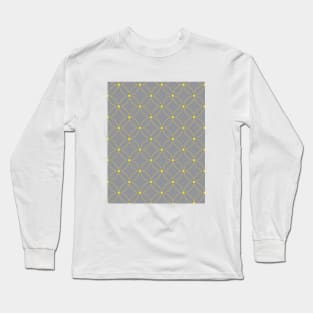 Moroccan Circles Ultimate Grey & Illuminating Yellow Long Sleeve T-Shirt